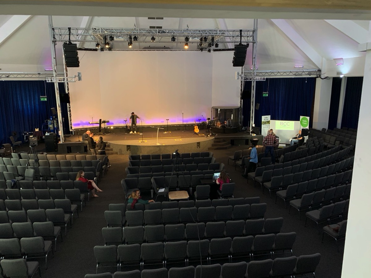 church on site mixing training