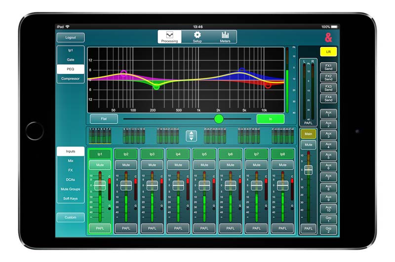 iPad sound engineering